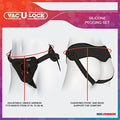 Vac-U-Lock Silicone Pegging Set Black