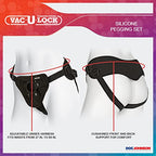 Vac-U-Lock Silicone Pegging Set Black
