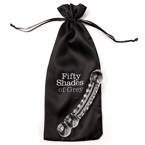 Fifty Shades Of Grey Drive Me Crazy Glass Massage Wand - Double Ended Design - Hypoallergenic