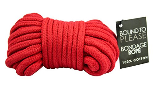 Bound To Please Bondage Rope Red