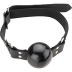 Spartacus Large Ball Gag With D-Ring, Black, 2 Inch