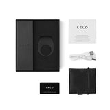 Lelo Tor 2 Intimate Vibrating Cock Ring, Reusable Sex Toys For Couples, Love-Ring With 29 Mm / 1.1 In In Diameter For More Bedroom Fun, Black
