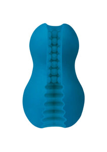 Doc Johnson Mood - Exciter - Ultraskyn - Dual Texture Stroker - Narrow Side Has Massage Beads, Wide Side Has Thick Ribbing - Dis