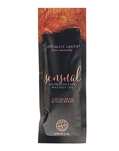 (D) Intimate Earth Sensual Mas Oil Foil Sachet 1Oz