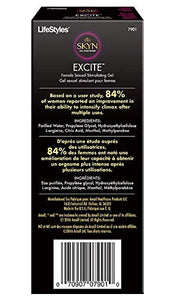 Lifestyles Excite Female Stimulating Gel 0.50 Oz (Pack Of 2)