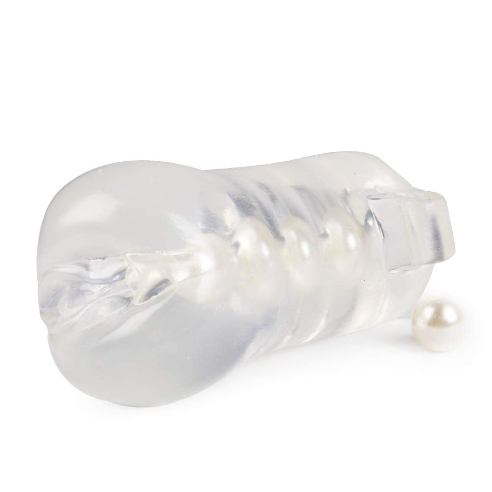 Topco Tlc Pearl Pleasure Cyberskin Comfort Grip Stroker