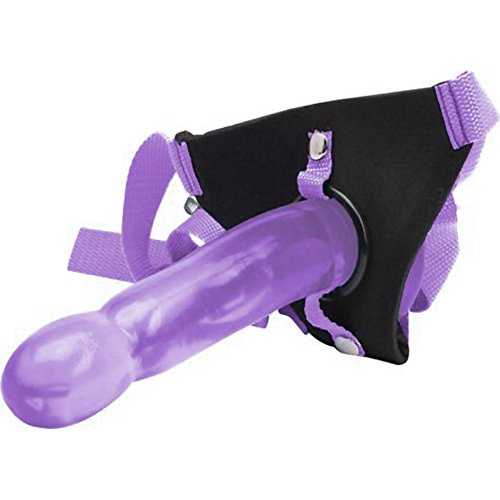 Topco Climax Strapon Purple Ice Dong  Harness Set
