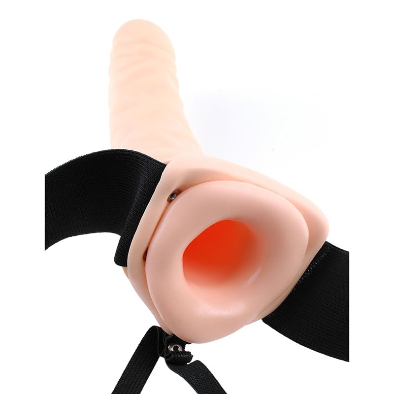 Ff 8In Hollow Strap-On Flesh