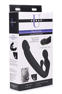 Strap U Tri-Volver Rechargeable Strapless Strap On