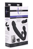 Strap U Tri-Volver Rechargeable Strapless Strap On