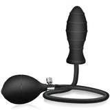 Inflatable Butt Plug, Body-Safe Silicone Anal Balloon Pump with Quick Release Valve Stretch Anal Sex Toys for Beginners and Adva