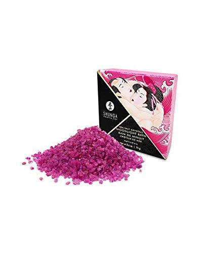 Shunga Moonlight Bath Sea Salt Crystals-Aphrodisia 2.6Oz