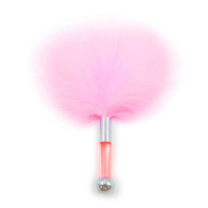 Tickling Sexy BDSM Sexy Feather Stick Erotic Torture Tool Teasing Feather Stick Bed Sensory Toys(Pink)