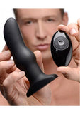 Rimmers Curved Rimming Plug With Remote, Model M, Black