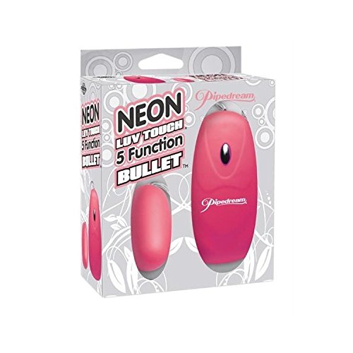 Pipedream Neon Luv Touch 5 Function Bullet, Blue