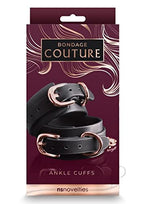 Bondage Couture - Ankle Cuffs - Black