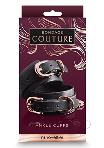 Bondage Couture - Ankle Cuffs - Black