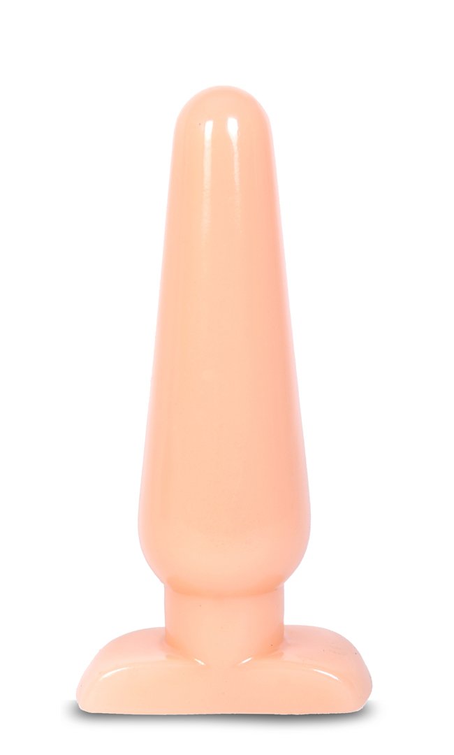 Hung Rider Butt Plug, Beige, Large