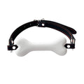 Pfylinqo Dog Bone Mouth Gag White Pet Bone Bite Ball Gag Adjustable Bondage BDSM Fetish Slave Restraints Sex Toys Slave SM Game