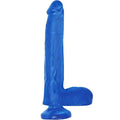 Carmens Fun Jelly Cock 9.25 Inch Blue