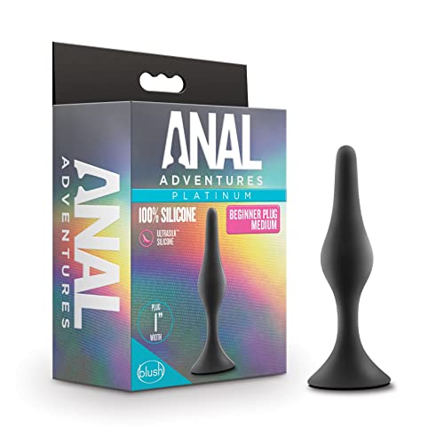Anal Adventu Plat Sili Begin Plug Med Bk