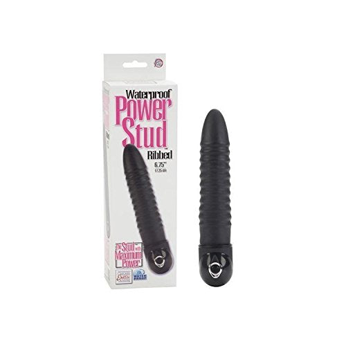 California Exotic Novelties Waterproof Power Stud Ribbed - Black