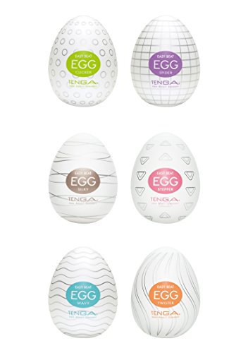 Tenga Egg-001 Wavy Easy Beat Egg Portable Male Masturbator
