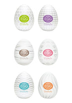 Tenga Egg-001 Wavy Easy Beat Egg Portable Male Masturbator