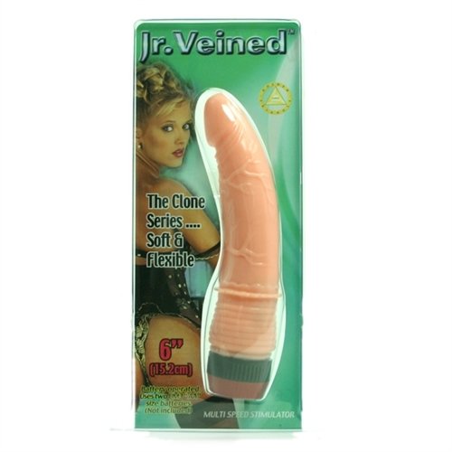Golden Triangle Jr Veined Dong Flesh, 6 Inch