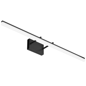 Aipsun 40 Inch Modern Black Led Vanity Light Adjustable Bathroom Light Fixtures Over Mirror Rotatable Vanity Lighting 5500K