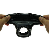 Silicone Scrotum Sleeve Testicle Cover Penis Ring Prison Bondage Male Chastity Cage Devices Cock Slave Orgasm Delay Sex Toy for