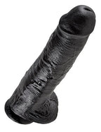King Cock - 11In Cock W/ Balls Black