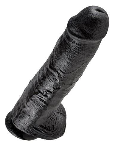King Cock - 11In Cock W/ Balls Black