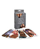 Sexy Girl And Guy Playing Cards