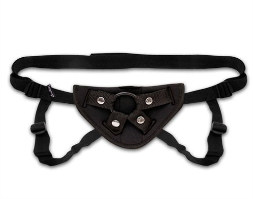 Lux Fetish StrapOn Harness  Black