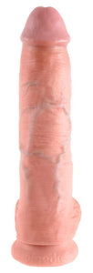 King Cock 10 In Cock W/Balls Flesh