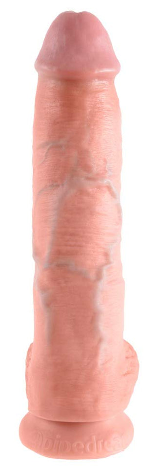 King Cock - 10In Cock W/ Balls Flesh