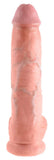 King Cock - 10In Cock W/ Balls Flesh