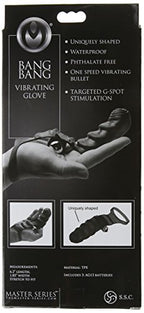 Master Series Bang Bang G-Spot Vibrating Finger Glove (Ae595)