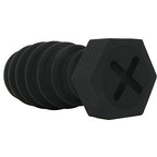Tom Of Finland Screw U Anal Plug, Black, (Tf1372)