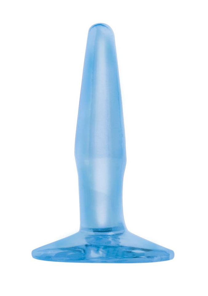Basix Rubber Works 4-Inch Mini Butt Plug Blue
