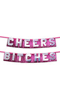 Pipedream Bachelorette Party Favors Cheers Bitches Party Banner