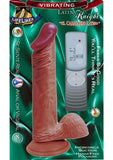 Nasstoys Lifelikes Vibrating Latin Knight Vibrator, Flesh, 8 Inch