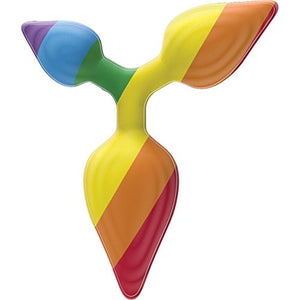 Hott Products Unlimited 64610: Rainbow Triple Play Butt Plug