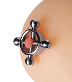Master Series Rings Of Fire Stainless Steel Nipple Clamp Set