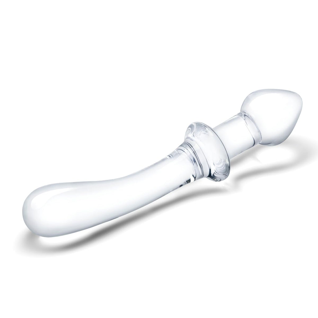 Glas 9 Classic Curved Dual- Ended Dildo ''