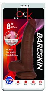 Jock Bareskin 8In Latte Dildo W/ Balls
