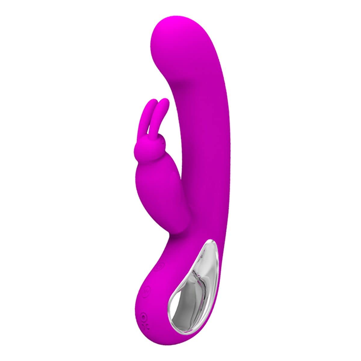 Pretty Love Webb Bunny Ears Rabbit w/Handle - 12 Functions Fuchsia