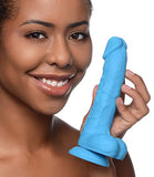 (Wd) Lollicock 7In Silicone Do W/ Balls Berry