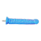 FREDORCH Realistic Monster Silicone Dildo for Sex Machine Vac-U-Lock with Quick Air Connector Device User (Blue, 24.7cm/9..72inc